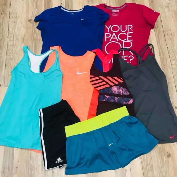 Nike Tops - Woman’s Name brand Active bundle Nike, Under Armour, Adidas Medium